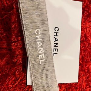 Chanel empty gift box with decorative band